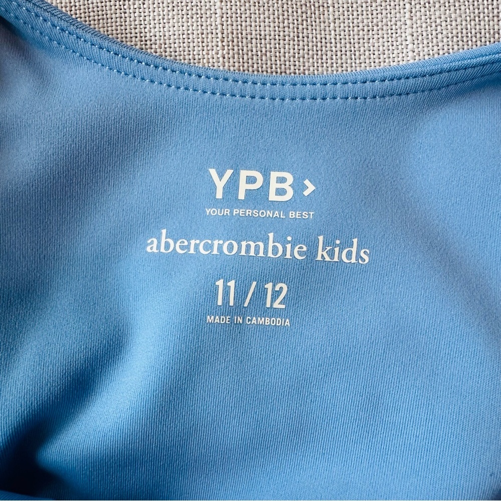 Abercrombie Kids YPB Periwinkle Blue Mesh Mini Dress w Shorts Sz. 11/12 - Picture 14 of 14